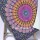 Purple Yellow Colorful Mandala Baby Quilt Toddler Throw