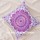 Pink Purple Bohochic Ombre Mandala Cotton Throw Pillow Case