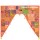 Orange Multi Handmade Patchwork Door Topper Valance 44x42