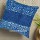 Decorative Boho Indigo Blue Rug Cushion Cover 16" Inch