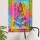 Multicolored Hindu God Lord Shiva Cotton Fabric Wall Poster Tapestry