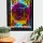 Colorful Tibetan Om Aum Cotton Fabric Poster Tapestry 30X45 Inch