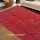 Red Solid Color Soft Cotton Chindi Area Rug 4X6 Ft. - 48X72 Inch