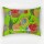 Parrot Green Multi Tropicana Floral Bohemian Kantha Quilted Standard Size Pillowcase - Set of Two