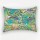 Teal Multicolored Boho chic Paisley Ikat Kantha Quilted Standard Size Pillowcase - Set of Two