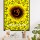 Yellow Hindu Om Aum Tapestry - Poster Size 30X40 Inch