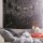 Black & White Galaxy Moon Phases Cosmic Cotton Tapestry Wall Hanging
