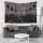 Black & White Galaxy Moon Phases Lunar Eclipse Tapestry - Twin Size