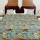 Grey Multi Frida Kahlo Printed Bohemian Indian Kantha Quilt Blanket Bedspread - Twin Size