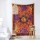 Orange & Purple Embosom Sun Moon Tapestry - Twin Size