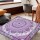 Pink White Large Boho Ombre Mandala Square Floor Pillow Cover - 36X36 Inch