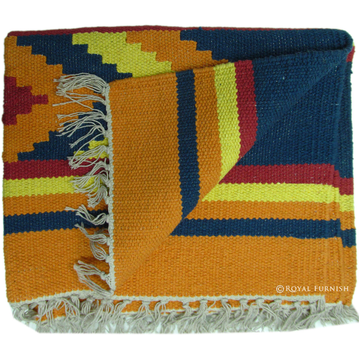 Hand Woven Geometric Kilim Rug