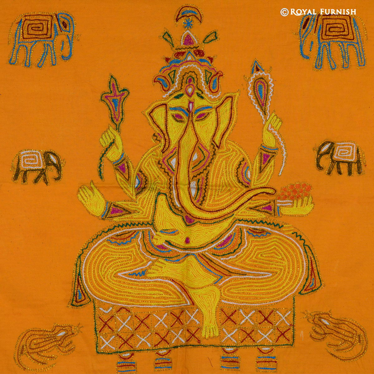 Ganesh Door Hanging - Traditional Handmade Décor