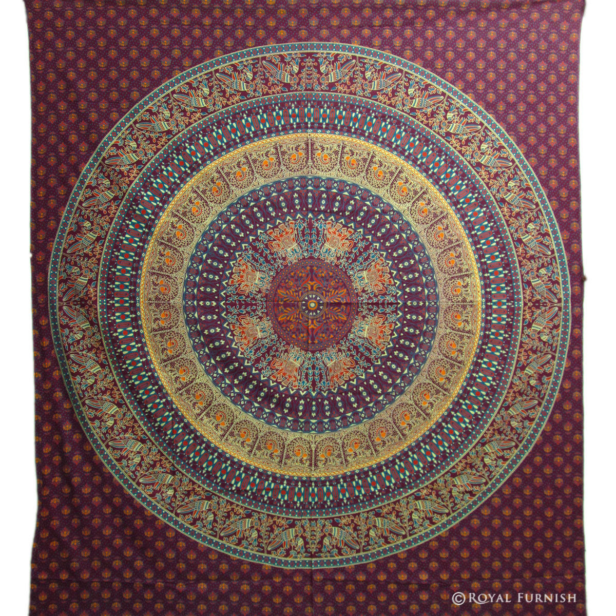 Indian Hippie Mandala Tapestry Wall Hanging Bed Cover Home Wall ...