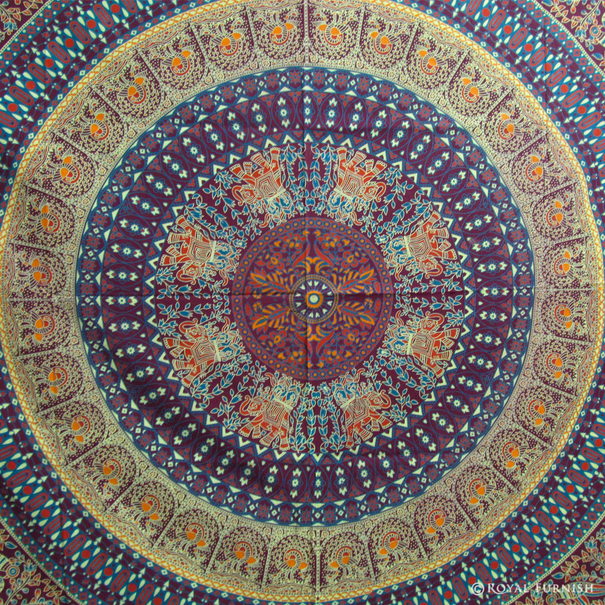 Indian Hippie Mandala Tapestry Wall Hanging Bed Cover Home Wall ...