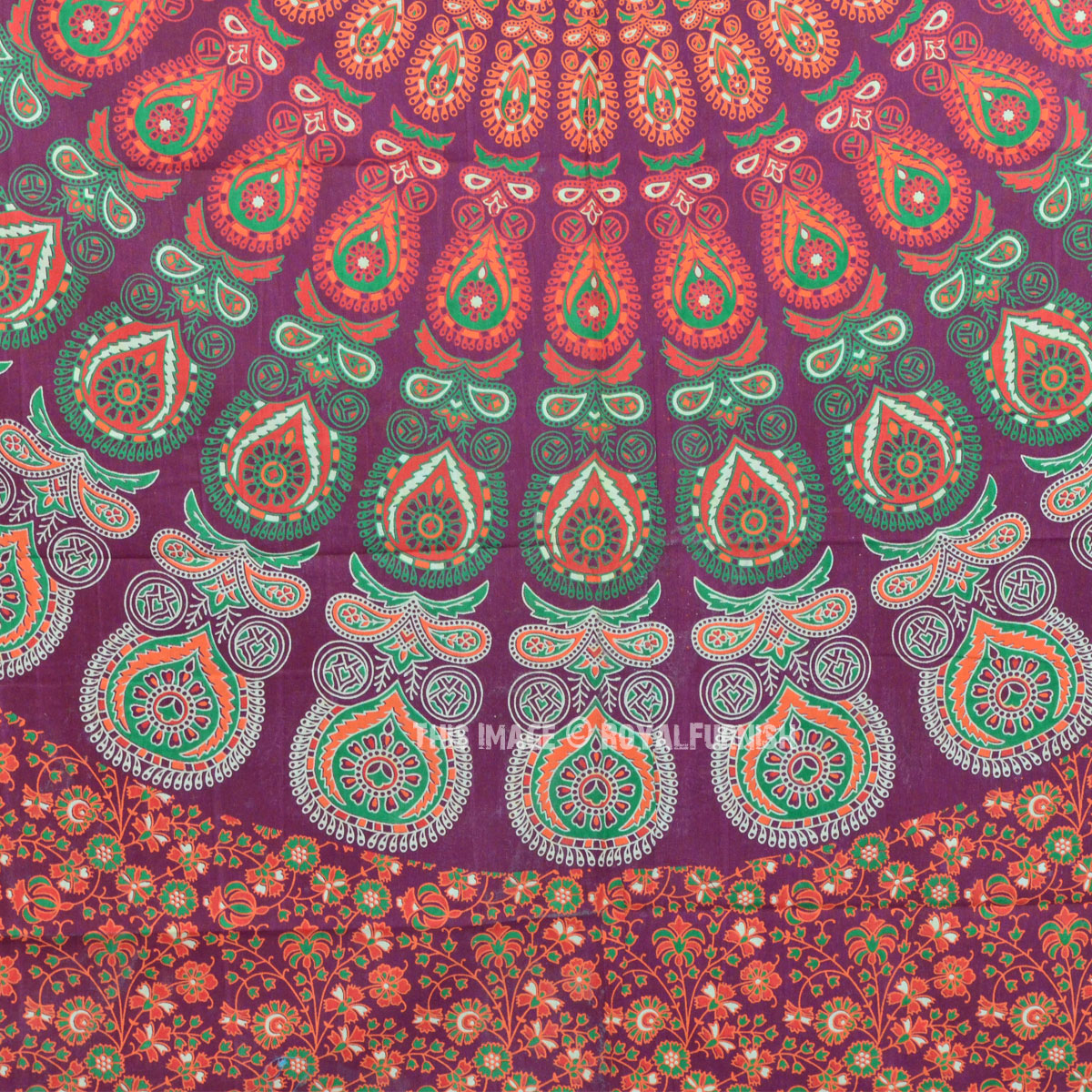 Indian Psychedelic Mandala Tapestry Wall Hanging Hippie Bed Cover ...