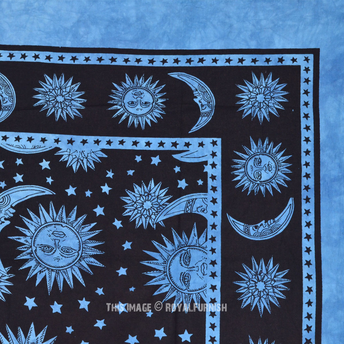 Black and blue tapestry deals