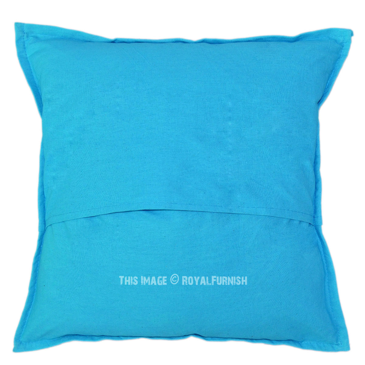 16X16" Hand Embroidered Unique Needlepoint Floral Pillow Case