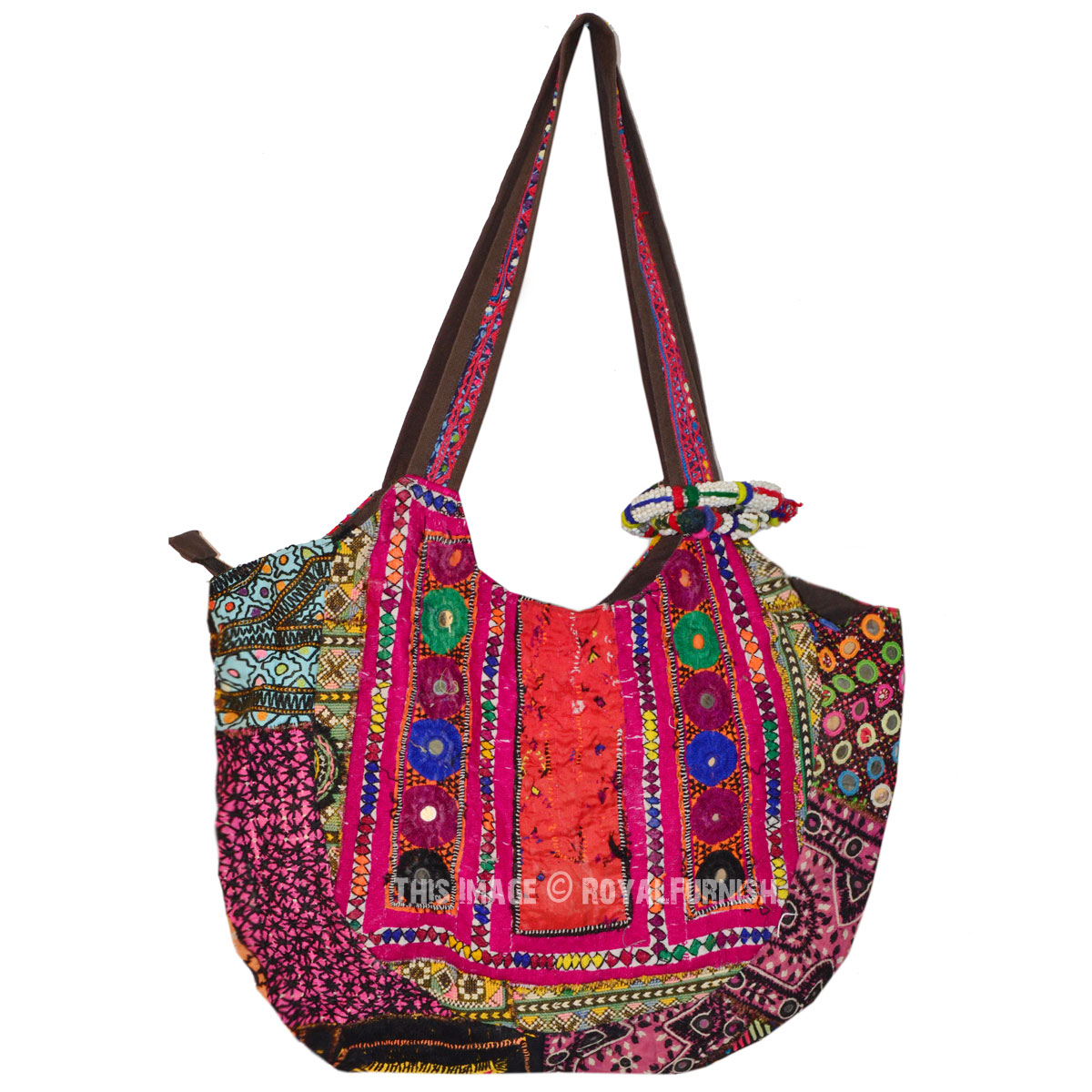 Multi Colored Bohemian Hippie Style Women Shoulder Tote Bag ...