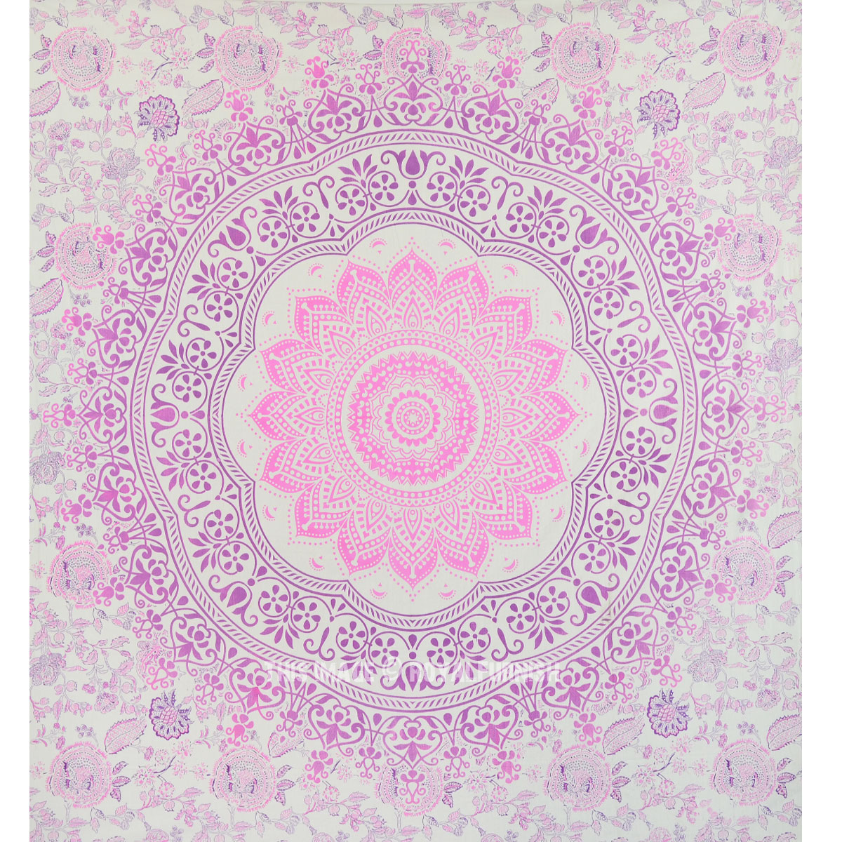 Pink Mandala Tapestry (Double Size)