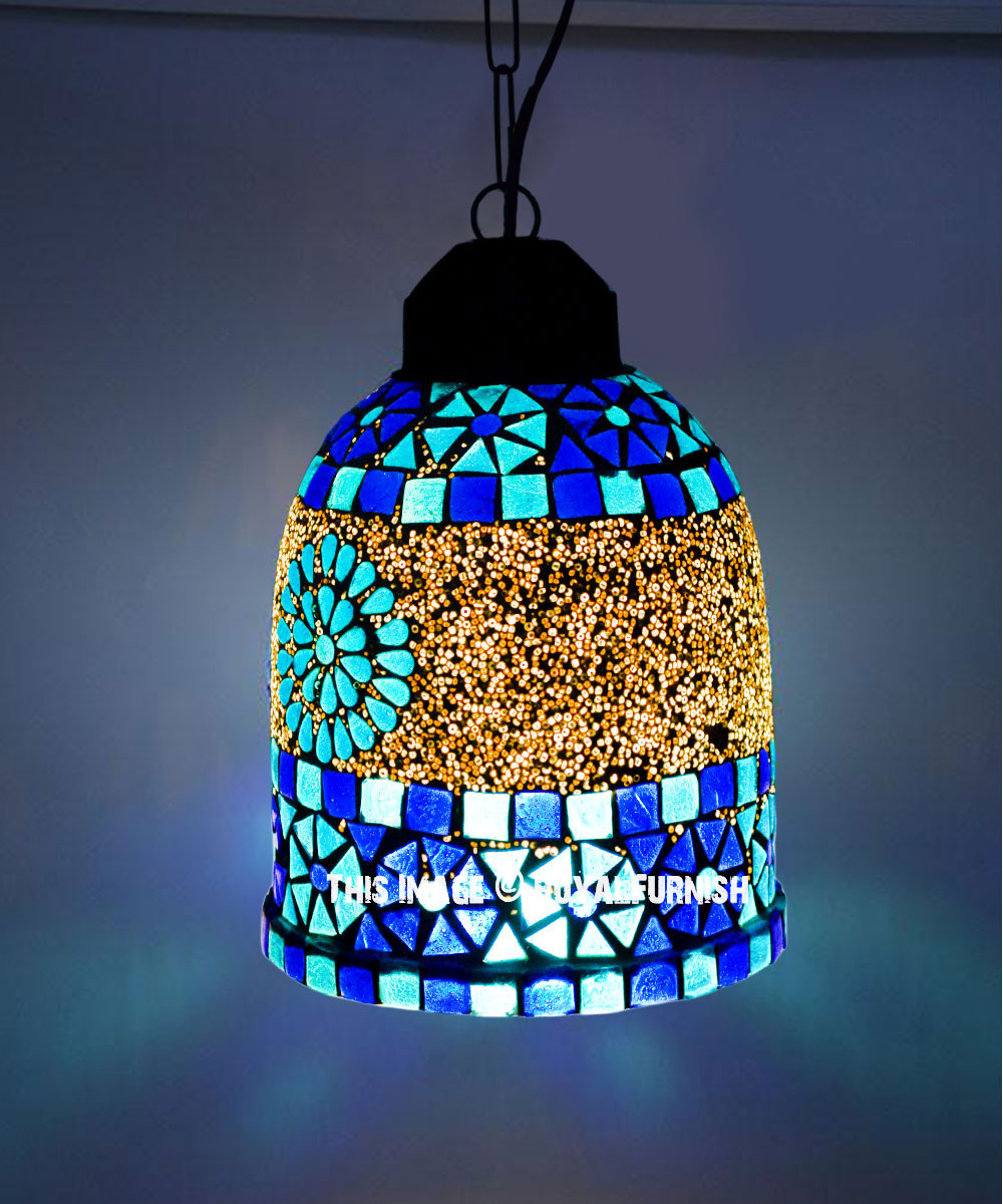 Artistic Designed Turkish Mosaic Pendant Light - RoyalFurnish.com