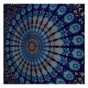 Twin Indian Blue Hippie Mandala Tapestry Wall Hanging Boho Gypsy Decor