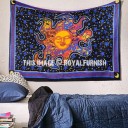 Multi Celestial Sleeping & Dreaming Sun Wall Tapestry