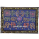 Blue Exotic Handmade Embroidered Art Work Great Wall Hanging Tapestry