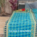 Multicolored One Of A Kind Boho Kantha Quilt Blanket Throw