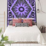 Purple Celestial Psychedelic Sun Wall Tapestry