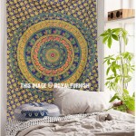 Multicolor Twin Size Hippie Bohemian Mandala Indian Tapestry Wall Hanging