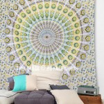 Psychedelic Dorm Bedroom Mandala Wall Tapestry Cotton Bedding Bedspread