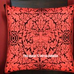 Red Greenman Featuring Decorative Tie Dye Throw Pillow Cover 16X16