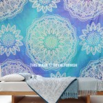 Purple Prismatic Medallion Mandala Galaxy Tapestry