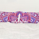 Pink Purple Decorative Ombre Mandala Bed Pillow Covers Set of Two