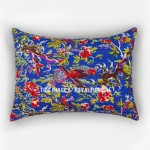 Blue Bird Paradise Handmade Standard Pillow Sham Set of 2