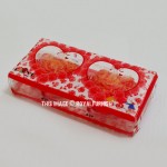 Valentine Gift Set of Red Heart Designed Candles Set of 2