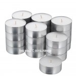 Unscented White Tea Light Candles, Votive Candles Set of 50