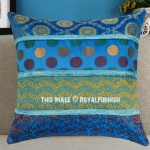 16X16 Inch Polka Dots Indie Silk Throw Pillow Cover