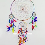 Multi Boho Colors Handmade Large Dream Catcher 16 Inch