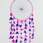 Pink Color Dream Catcher Wall Hanging 16 Inch