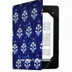 Blue Floral Printed Amazon Kindle Paperwhite Cover