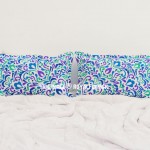 White & Blue Multi Shrubs and Hedge Plants Theme Bed Pillow Covers Set of 2