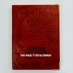 Old Russia & Gold Color Handmade Leather Journal - Lined Diary, Travel Notebook