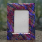 Purple Tabletop Picture Frame 4X6 Inch