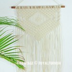 Hand Woven Macrame Tapestry Wall Hanging 40 Inch Long
