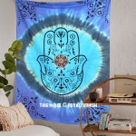 Colorful Boho Hand Hamsa Tapestry Wall Hanging