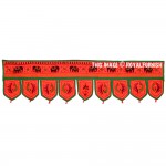 Orange & Green Bohemian Outdoor Indoor Indian Toran Door Hanging Valance