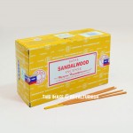 Satya Sandalwood Incense Sticks 180 Gram - Set of 12 Boxes of 15 Gram