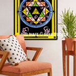 Om Aum Chakra Tapestry - Poster Size 30X40 Inch